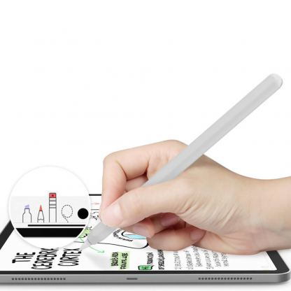 Stoyobe Silicone Pencil Sleeve Set - комплект силиконов калъф за Apple Pencil 2 (бял-черен) (2 броя) 4