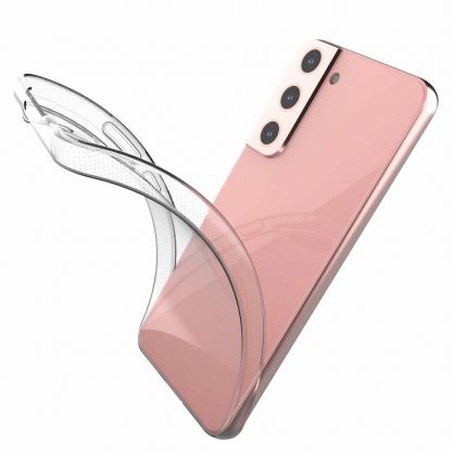 TPU Gel Cover Case - силиконов (TPU) калъф за Samsung Galaxy S22 Plus (прозрачен) 2