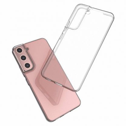 TPU Gel Cover Case - силиконов (TPU) калъф за Samsung Galaxy S22 Plus (прозрачен) 3