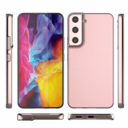 TPU Gel Cover Case - силиконов (TPU) калъф за Samsung Galaxy S22 Plus (прозрачен) 6