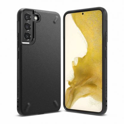 Ringke Onyx Case - силиконов (TPU) калъф за Samsung Galaxy S22 (черен) 2