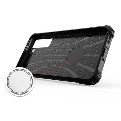 Hybrid Armor Case - хибриден удароустойчив кейс за Samsung Galaxy S22 Plus (черен) 3