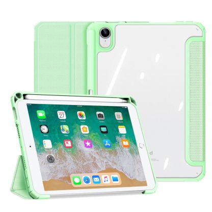 DUX DUCIS Toby Tablet Case - хибриден удароустойчив кейс с отделение за Apple Pencil 2 за iPad mini 6 (2021) (зелен) 9