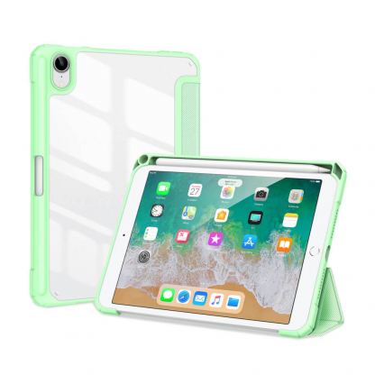 DUX DUCIS Toby Tablet Case - хибриден удароустойчив кейс с отделение за Apple Pencil 2 за iPad mini 6 (2021) (зелен) 12