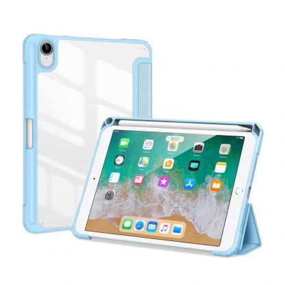 DUX DUCIS Toby Tablet Case - хибриден удароустойчив кейс с отделение за Apple Pencil 2 за iPad mini 6 (2021) (син) 12
