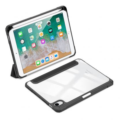 DUX DUCIS Toby Tablet Case - хибриден удароустойчив кейс с отделение за Apple Pencil 2 за iPad mini 6 (2021) (черен) 11