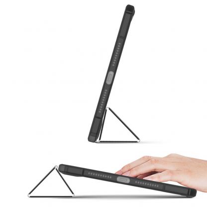 DUX DUCIS Toby Tablet Case - хибриден удароустойчив кейс с отделение за Apple Pencil 2 за iPad mini 6 (2021) (черен) 17