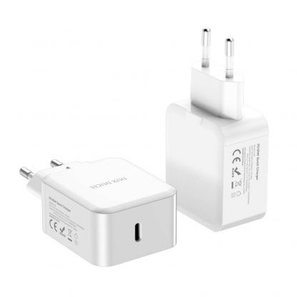 Dux Ducis Wall Charger USB-C 30W PD - захранване за ел. мрежа 30W с USB-C изход и технология за бързо зареждане (бял) 2