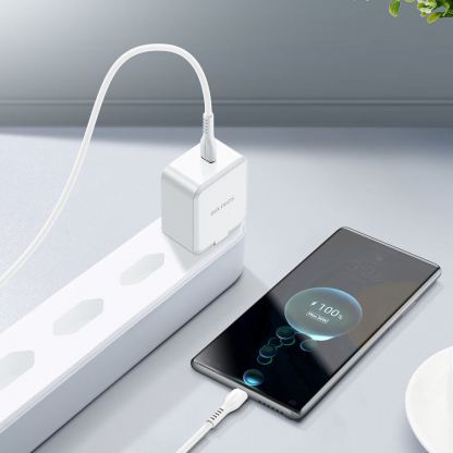 Dux Ducis Wall Charger USB-C 30W PD - захранване за ел. мрежа 30W с USB-C изход и технология за бързо зареждане (бял) 8