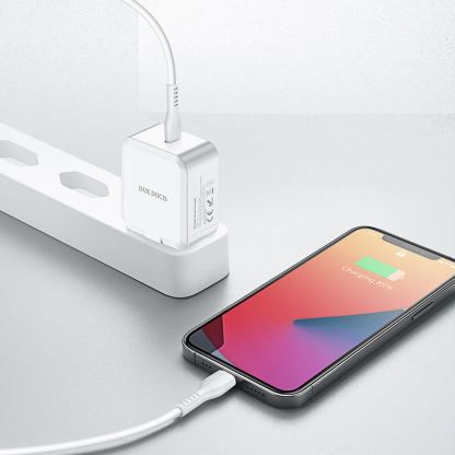 Dux Ducis Wall Charger USB-C 30W PD - захранване за ел. мрежа 30W с USB-C изход и технология за бързо зареждане (бял) 10