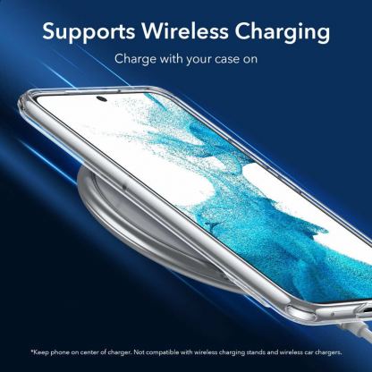 ESR Air Shield Boost Case - удароустойчив хибриден кейс с вградена поставка за Samsung Galaxy S22 Plus (прозрачен) 9