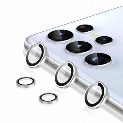 ESR Camera Lens Protector - предпазни стъклени защитни покрития за камерата на Samsung Galaxy S22 Ultra (прозрачен) 4