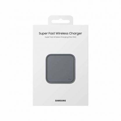 Samsung Wireless Charging Pad EP-P2400TBEGEU 15W - поставка (пад) с бързо безжично зареждане за Samsung смартфони и Qi съвместими устройства (сив)  6