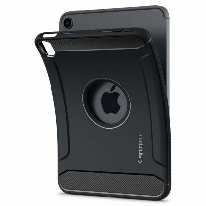 Spigen Rugged Armor Case - удароустойчив силиконов (TPU) калъф за iPad mini 6 (2021) (черен) 5