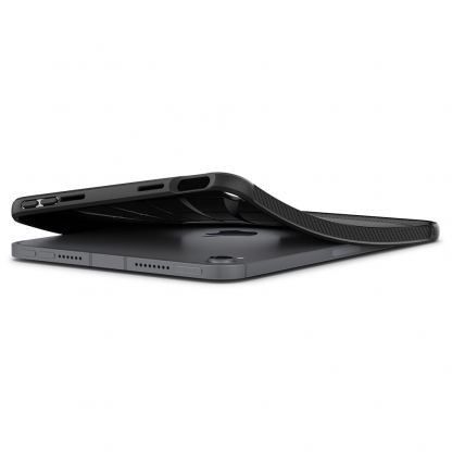Spigen Rugged Armor Case - удароустойчив силиконов (TPU) калъф за iPad mini 6 (2021) (черен) 7