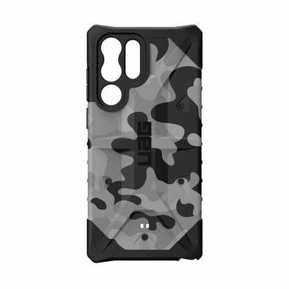 Urban Armor Gear Pathfinder SE Camo Case - удароустойчив хибриден кейс за Samsung Galaxy S22 Ultra (сив камуфлаж) 7