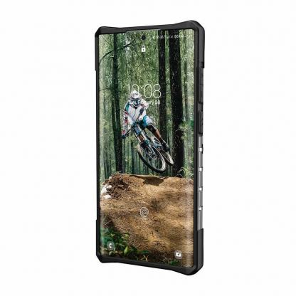 Urban Armor Gear Plasma Case - удароустойчив хибриден кейс за Samsung Galaxy S22 Ultra (черен-прозрачен) 5
