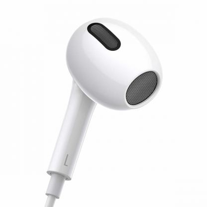 Baseus Encok C17 In-Ear USB-C Stereo Headphones (NGCR010002) - слушалки с USB-C кабел, управление на звука и микрофон (бял) 2