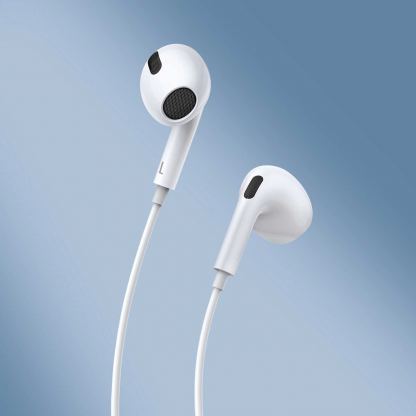 Baseus Encok C17 In-Ear USB-C Stereo Headphones (NGCR010002) - слушалки с USB-C кабел, управление на звука и микрофон (бял) 8