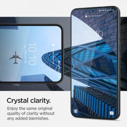 Spigen Neo FLEX Solid Screen Protector - 2 броя защитно покритие с извити ръбове за целия дисплей на Samsung Galaxy S22 8