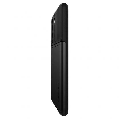 Spigen Slim Armor CS Case - хибриден кейс с отделение за кр. карти и най-висока степен на защита за Samsung Galaxy S22 Plus (черен) 6