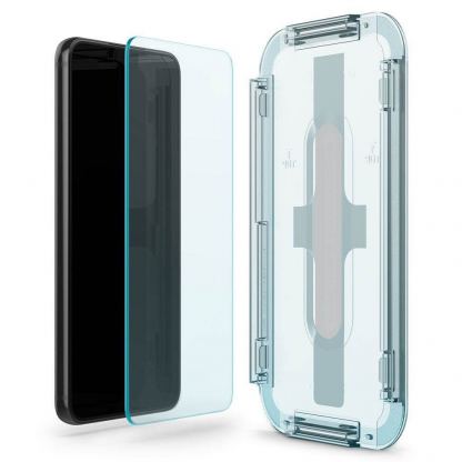 Spigen Tempered Glass GLAS.tR EZ Fit - калено стъклено защитно покритие за дисплея на Samsung Galaxy S22 (2 броя) (прозрачно) 3