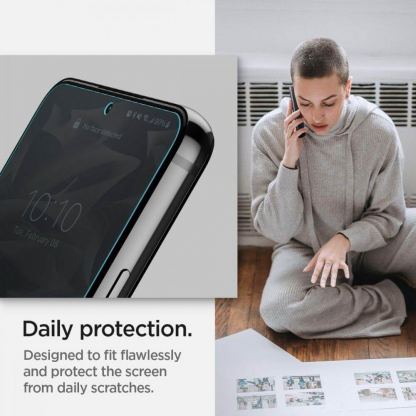 Spigen Neo FLEX Solid Screen Protector - 2 броя защитно покритие с извити ръбове за целия дисплей на Samsung Galaxy S22 Plus 7