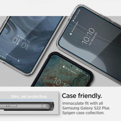Spigen Neo FLEX Solid Screen Protector - 2 броя защитно покритие с извити ръбове за целия дисплей на Samsung Galaxy S22 Plus 10