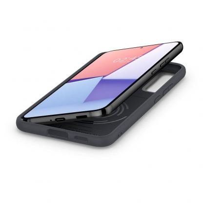 Spigen Cyrill Color Brick Case - силиконов (TPU) калъф с висока степен на защита за Samsung Galaxy S22 (сив) 9