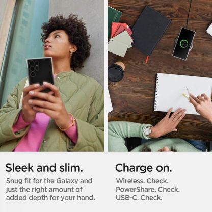 Spigen Liquid Crystal Case - тънък силиконов (TPU) калъф за Samsung Galaxy S22 Ultra (прозрачен) 11