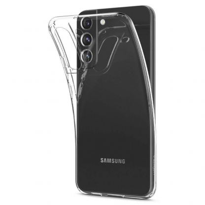 Spigen Liquid Crystal Case - тънък силиконов (TPU) калъф за Samsung Galaxy S22 (прозрачен) 6