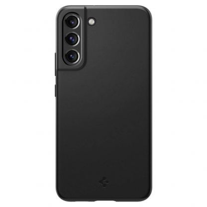 Spigen Thin Fit Case - качествен тънък матиран кейс за Samsung Galaxy S22 (черен) 2