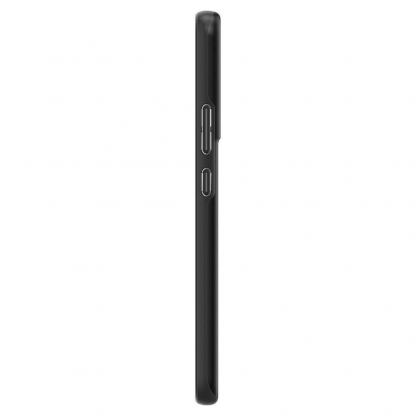 Spigen Thin Fit Case - качествен тънък матиран кейс за Samsung Galaxy S22 (черен) 4