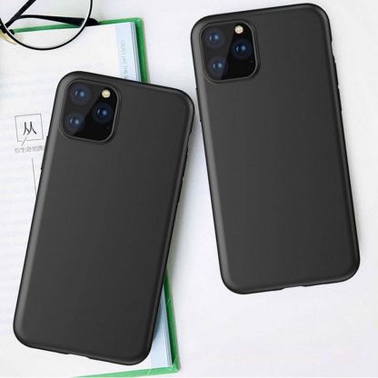 Soft Silicone TPU Protective Case - силиконов (TPU) калъф за Samsung Galaxy A03s (черен) 5