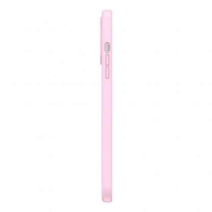 Baseus Jelly Liquid Silica Gel Case (ARYT001004) - силиконов (TPU) калъф за iPhone 13 Pro (розов) 4
