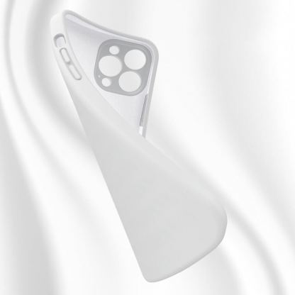 Baseus Jelly Liquid Silica Gel Case (ARYT000402) - силиконов (TPU) калъф за iPhone 13 Pro (бял) 14