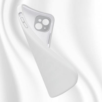 Baseus Jelly Liquid Silica Gel Case (ARYT000302) - силиконов (TPU) калъф за iPhone 13 (бял) 14