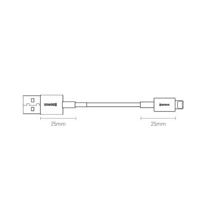 Baseus Superior Lightning USB Cable (CALYS-A09) - USB кабел за Apple устройства с Lightning порт (100 см) (червен) 15