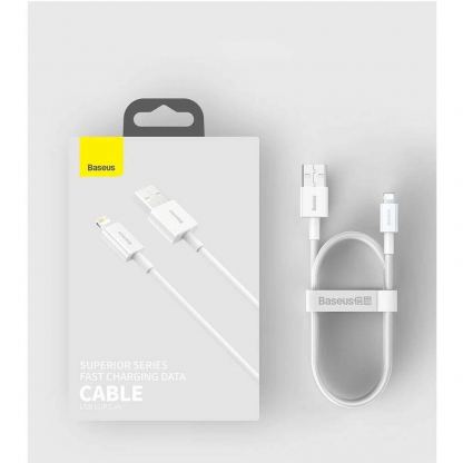 Baseus Superior Lightning USB Cable (CALYS-A09) - USB кабел за Apple устройства с Lightning порт (100 см) (червен) 17