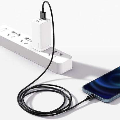 Baseus Superior Lightning USB Cable (CALYS-A01) - USB кабел за Apple устройства с Lightning порт (100 см) (черен) 10
