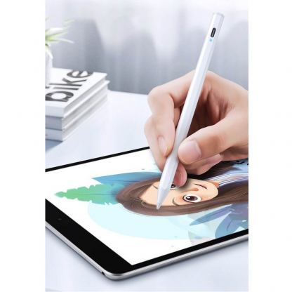 Dux Ducis Stylus Pen Cassic Version (USB-C port) - алуминиева професионална писалка за iPad (бял) 5