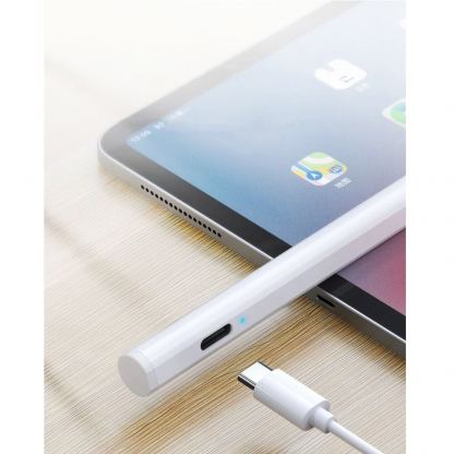Dux Ducis Stylus Pen Cassic Version (USB-C port) - алуминиева професионална писалка за iPad (бял) 10