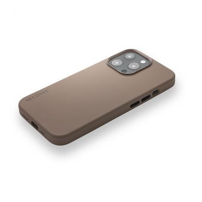 Decoded Silicone Case - силиконов (TPU) калъф за iPhone 13 Pro Max (кафяв) 2