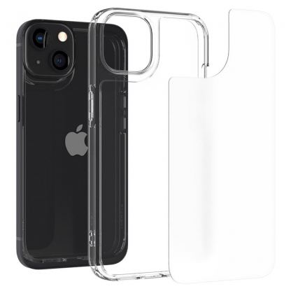 Spigen Quartz Hybrid Case - хибриден кейс с висока степен на защита за iPhone 13 (прозрачен-мат) 5