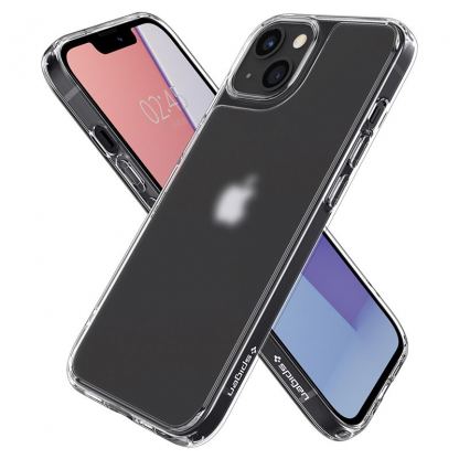 Spigen Quartz Hybrid Case - хибриден кейс с висока степен на защита за iPhone 13 (прозрачен-мат) 6