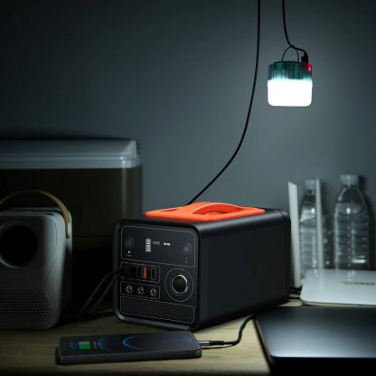 Choetech Portable Power Station 300W - мощна външна батерия с AC (220V за ел. мрежа), USB-C 60W, 3 x USB-A изходи и 120W гнездо за кола (черен) 6