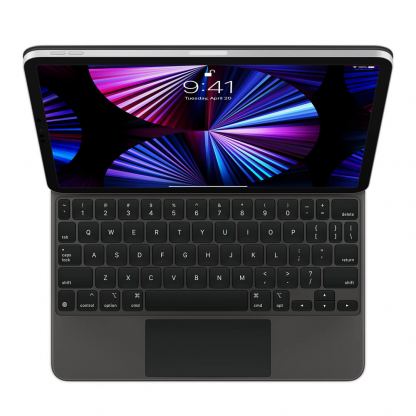 Apple Magic Keyboard US - безжична клавиатура за iPad Pro 11 M1 (2021), iPad Pro 11 (2020), iPad Pro 11 (2018), iPad Air 5 (2022), iPad Air 4 (2020) (черен) 5