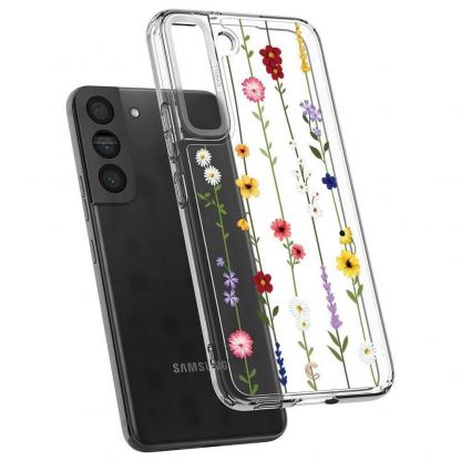Spigen Cyrill Cecile Case Flower Garden - хибриден кейс с висока степен на защита за Samsung Galaxy S22 (цветни мотиви) 4