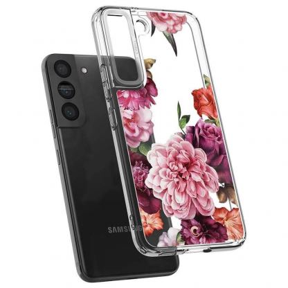 Spigen Cyrill Cecile Case Rose Floral - хибриден кейс с висока степен на защита за Samsung Galaxy S22 (цветни мотиви) 5