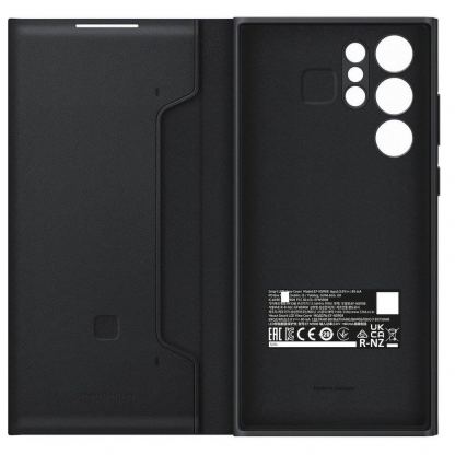 Samsung LED View Cover EF-NS908PBEGEE - оригинален калъф през който виждате информация от дисплея за Samsung Galaxy S22 Ultra (черен) 5